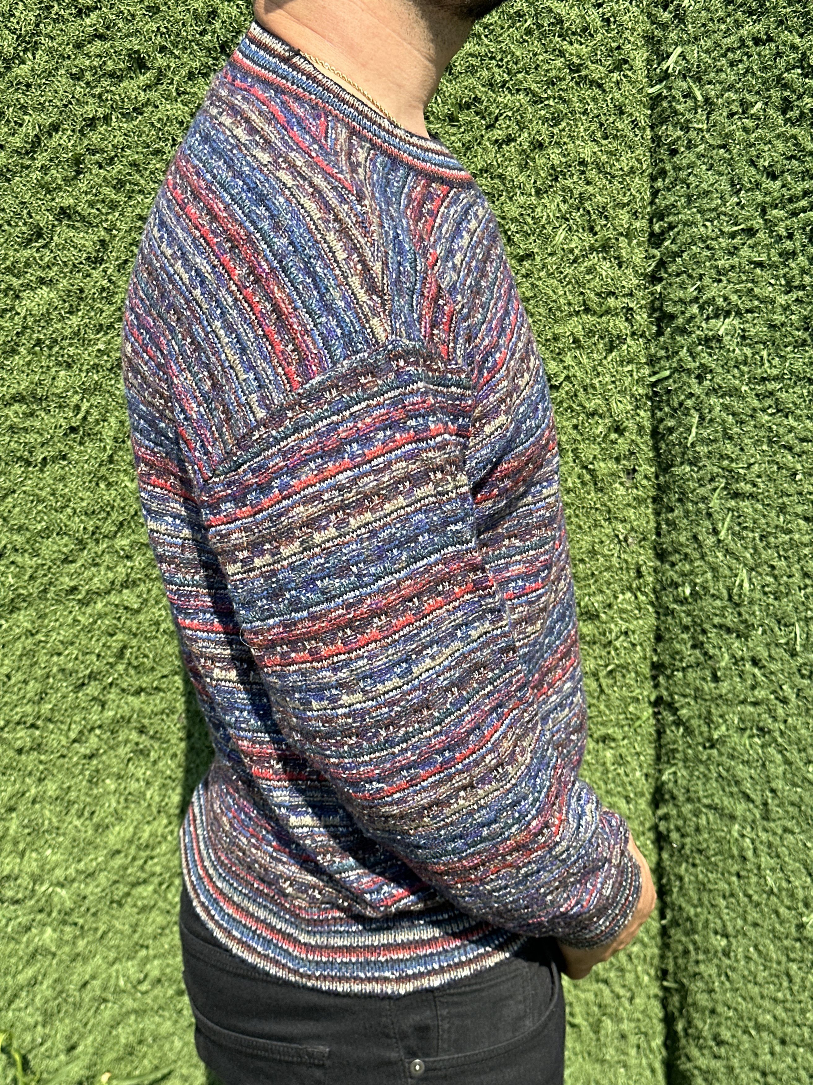 Missoni Missoni Sport Alpaca Rainbow Knit Striped Sweater Size 48 M Size US M / EU 48-50 / 2 - 6 Thumbnail