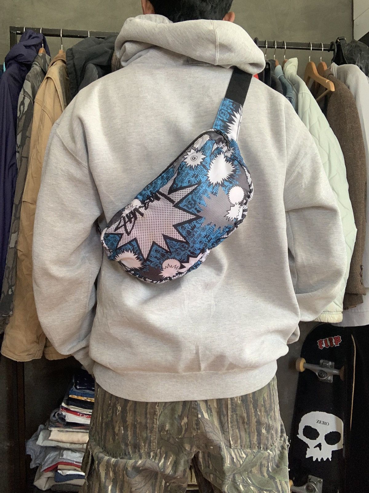 超希少］stussy RAFFIA POUCH WOVEN ZIP Stussy STUSSY RAFFIA