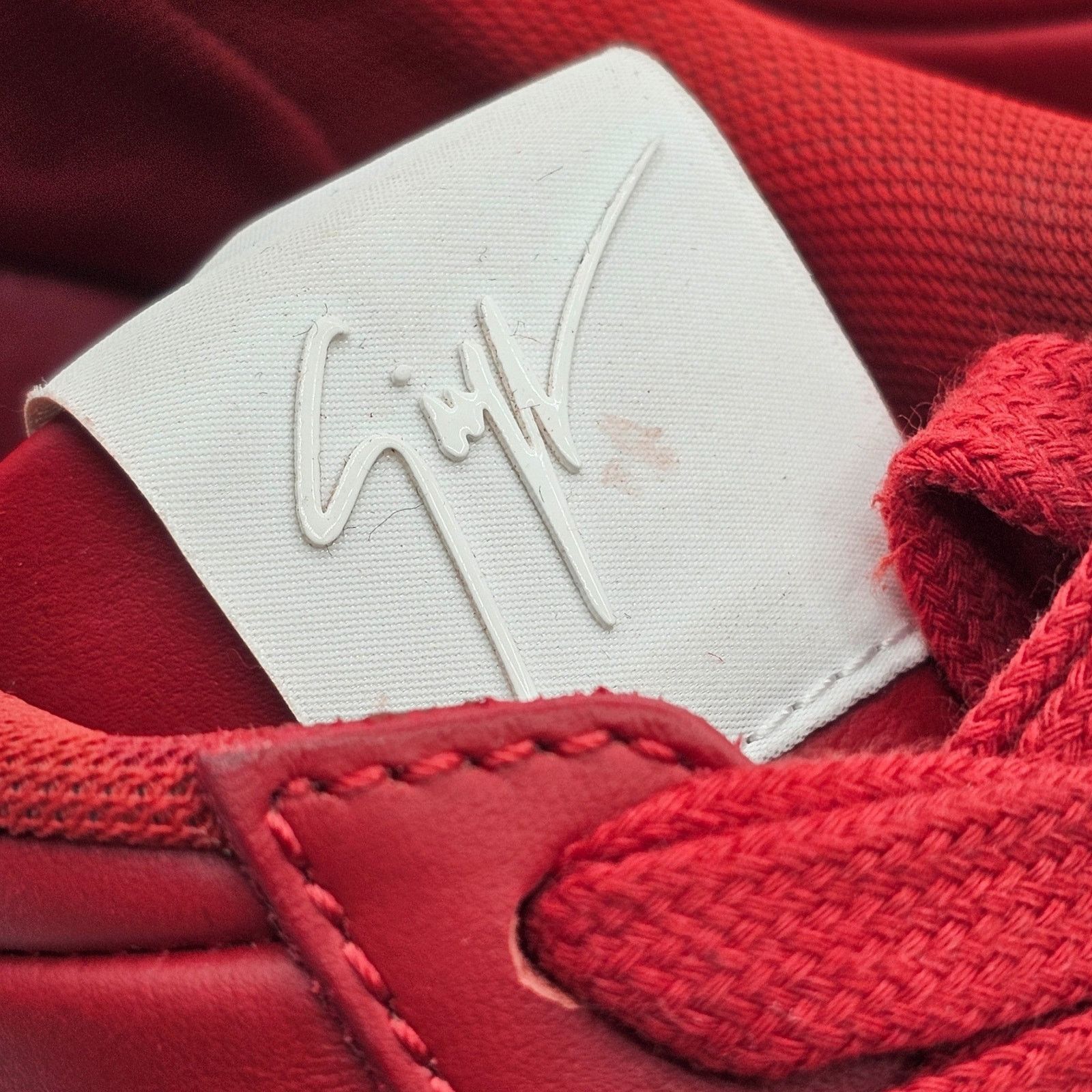 Giuseppe Zanotti Cobra Sneakers - Leather - Red - 45 $995 Size US 12 / EU 45 - 9 Thumbnail