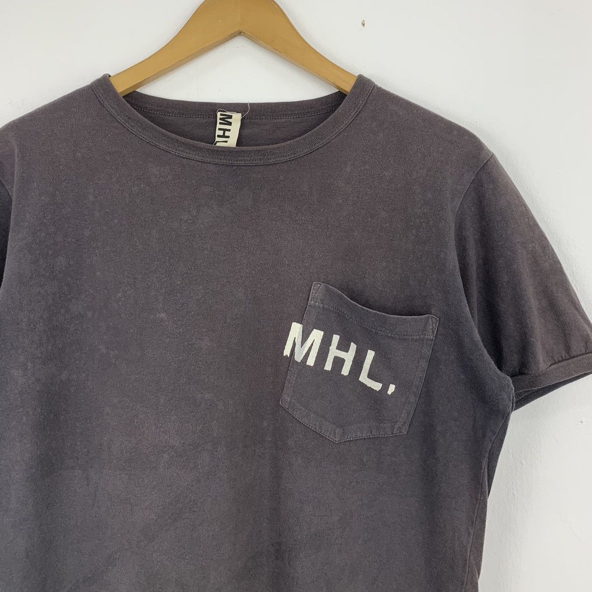Margaret Howell × Vintage Vintage Margaret Howell Single Pocket T-Shirt Size US M / EU 48-50 / 2 - 2 Thumbnail