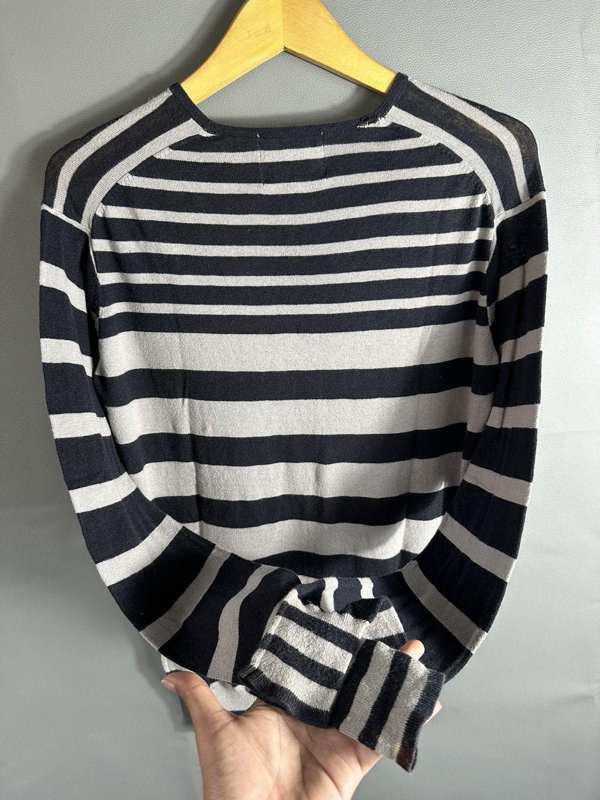 Hysteric Glamour JAPANESE TAKEO KIKUCHI STRIPED KURT COBAIN GRUNGE STYLE Size US S / EU 44-46 / 1 - 7 Thumbnail