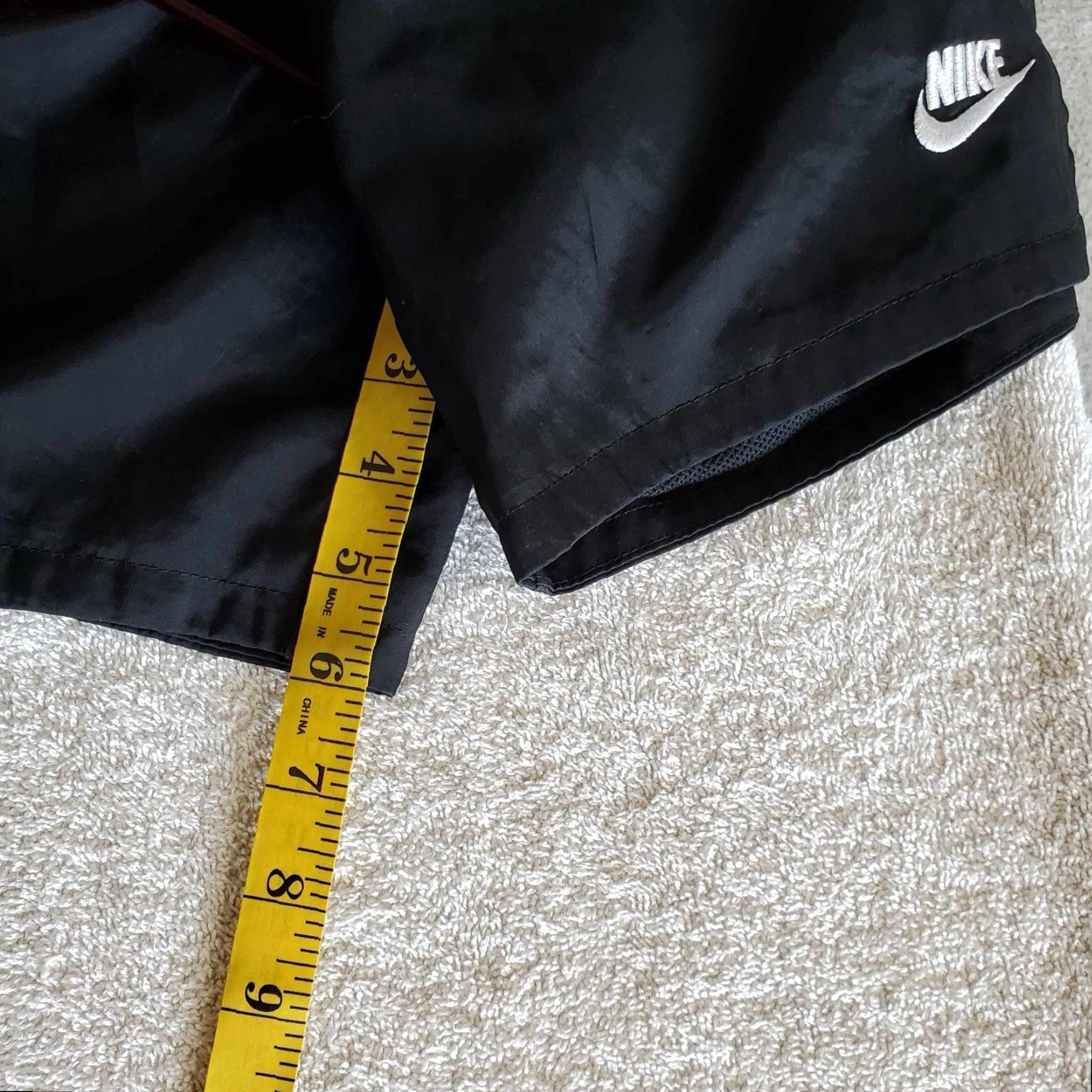 Nike Nike Womens Running Shorts Small Black Lightweight Drawstring Athletic Activewear Size 28" / US 6 / IT 42 - 7 Thumbnail