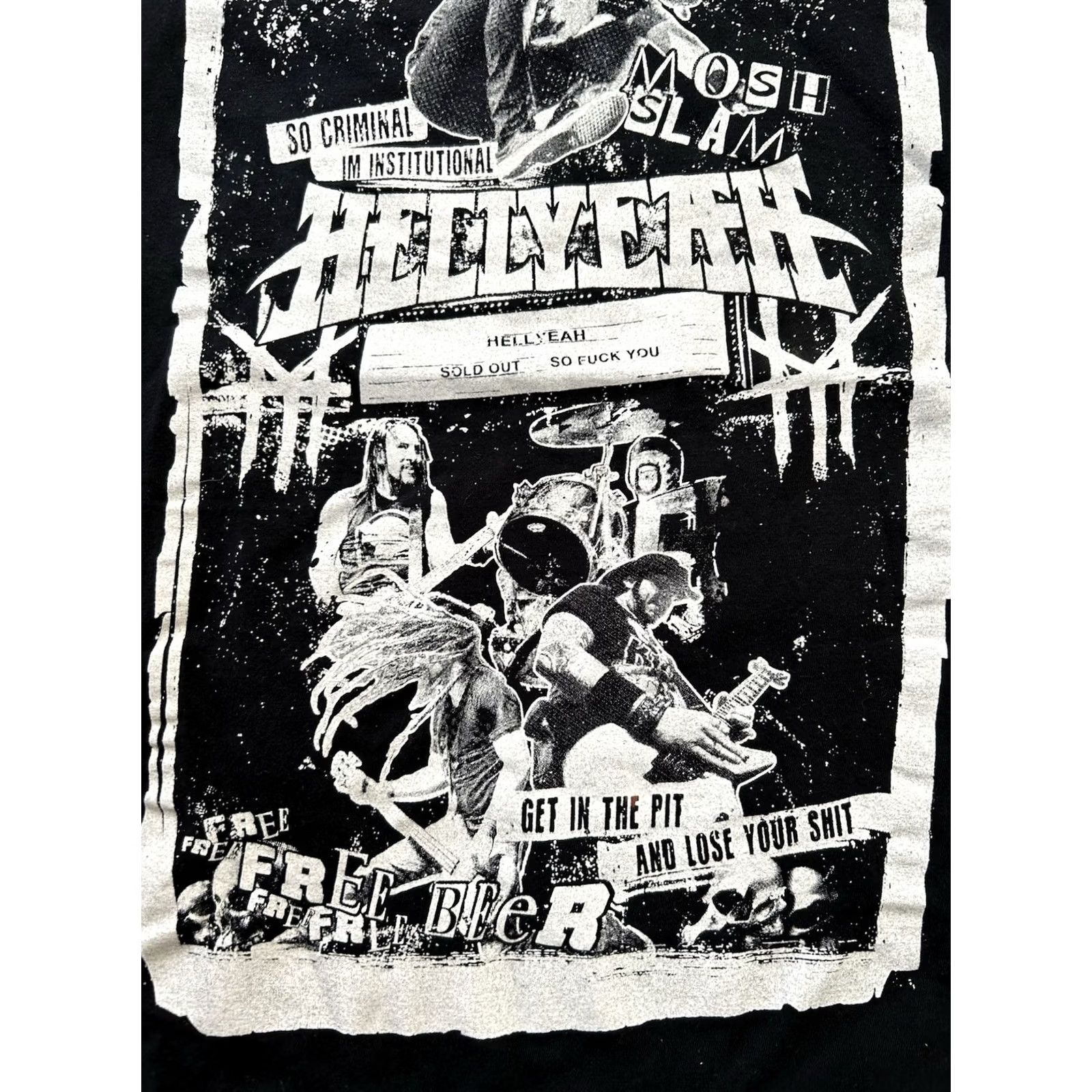 Vintage Hellyeah T-Shirt Women S Concert Black Size Small Size S / US 4 / IT 40 - 3 Thumbnail