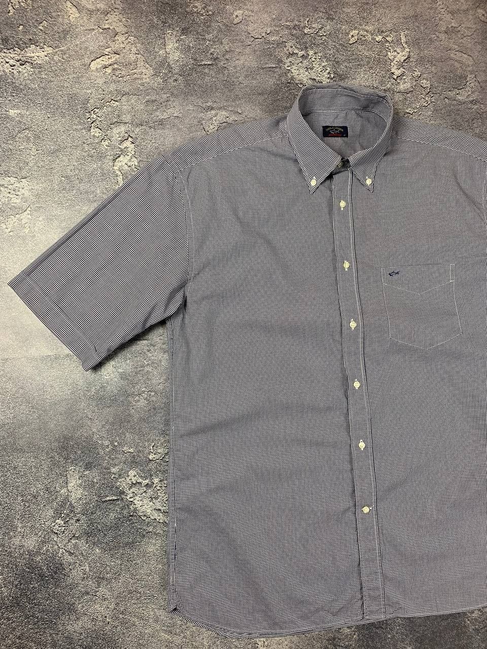 Paul & Shark Paul & Shark Men's Short Sleeve Checkered Shirt Yachting Size US XXL / EU 58 / 5 - 2 Thumbnail