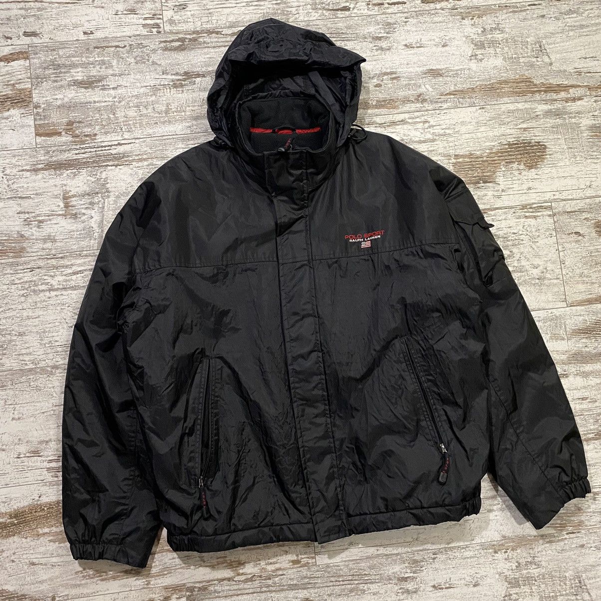 Polo Ralph Lauren VINTAGE POLO SPORT BOMBER NYLON JACKET 90s | Grailed