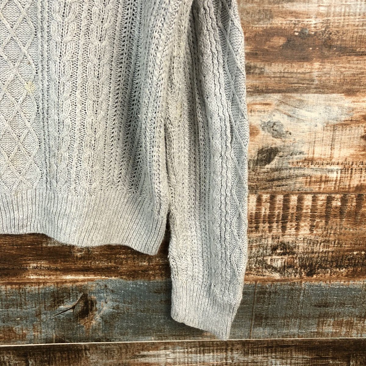 Homespun Knitwear × Japanese Brand Japanese Brand vintage Grey Knitwear #A2474 Size US M / EU 48-50 / 2 - 8 Thumbnail