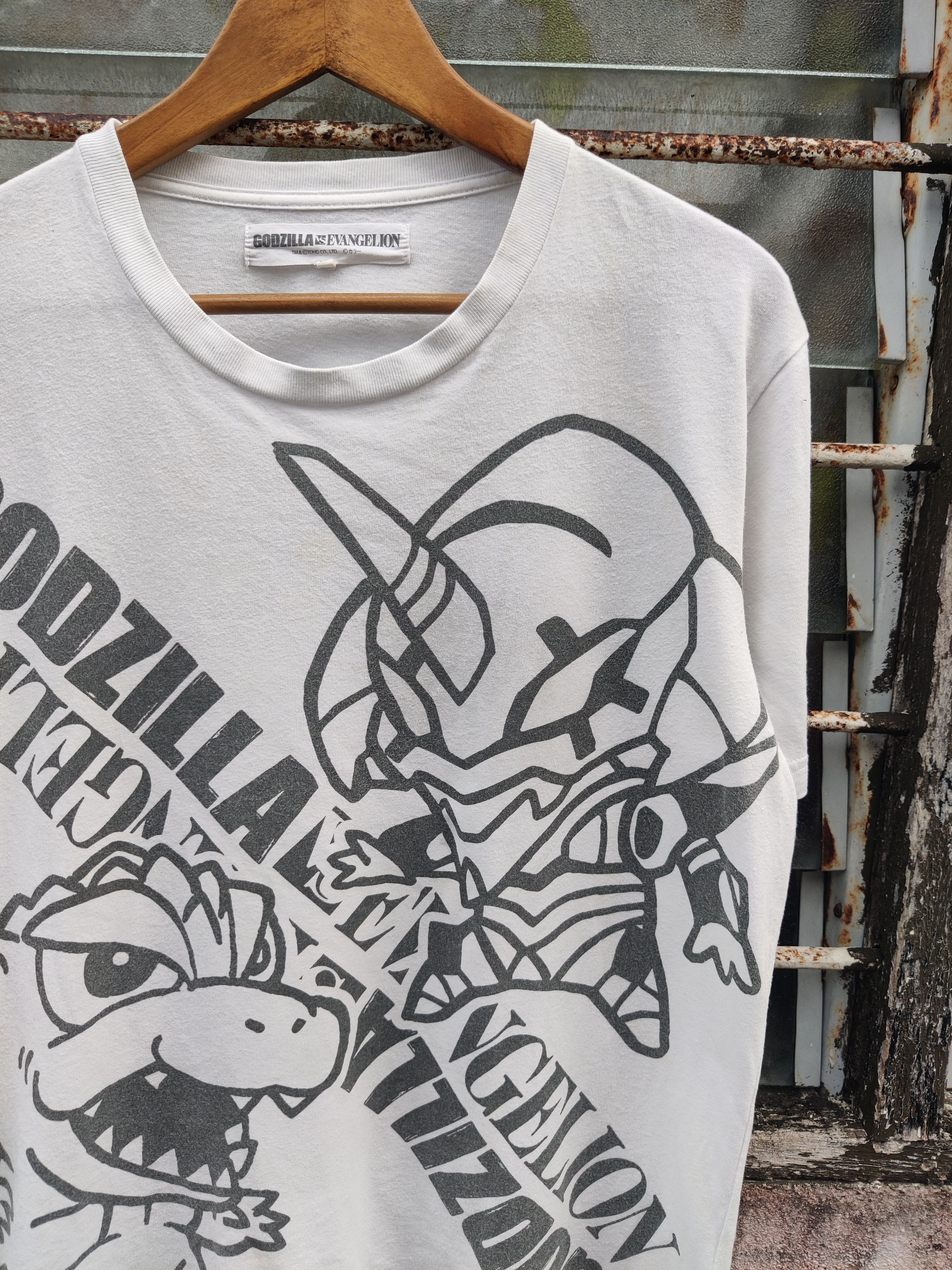 Anime Vintage Archival Godzilla Evangelion OVP Anime Shirt Size US L / EU 52-54 / 3 - 3 Thumbnail