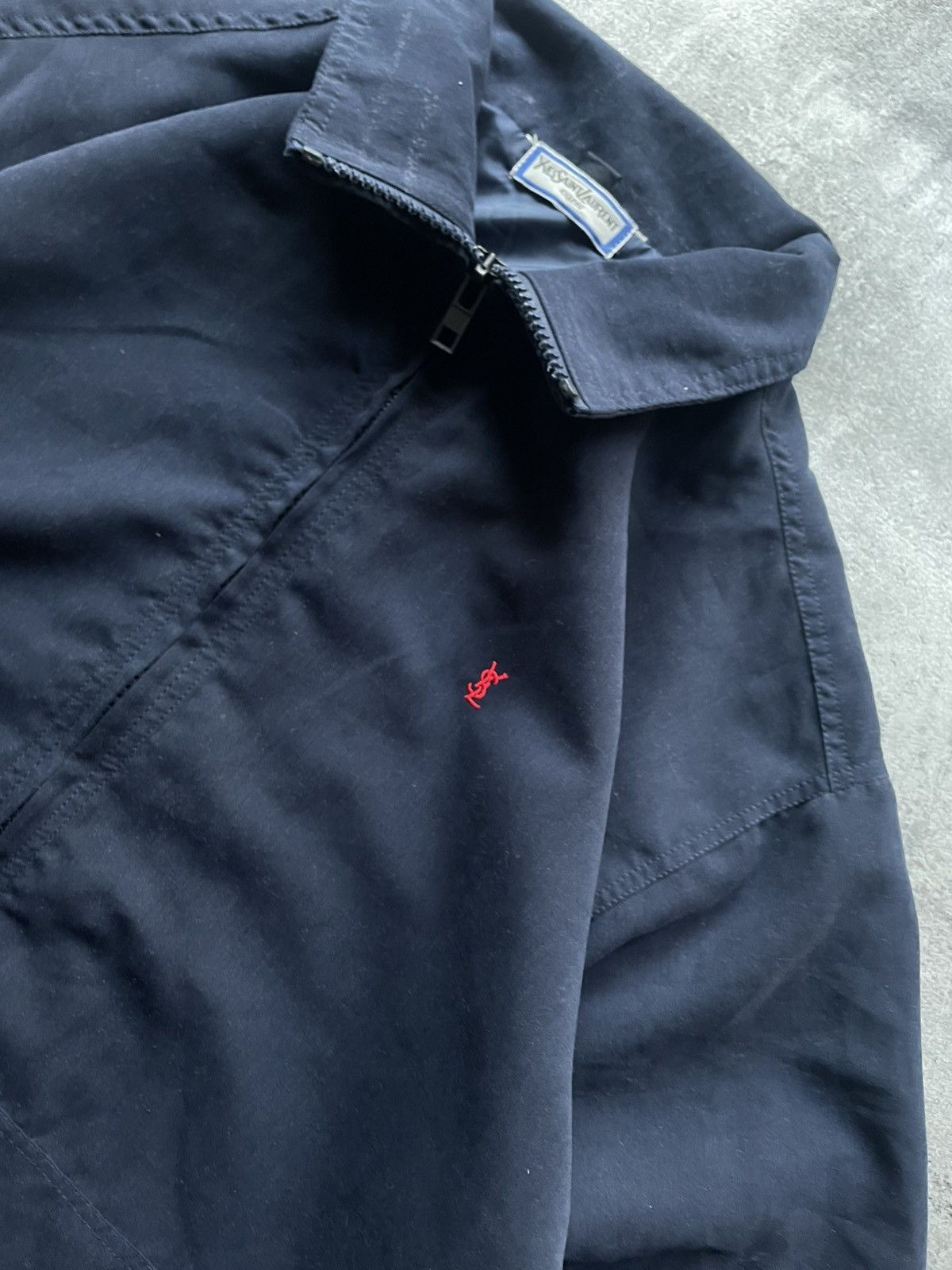 Yves Saint Laurent Vintage 90s YvesSaintLaurent Quilted Bomber Jacket Size US L / EU 52-54 / 3 - 4 Thumbnail