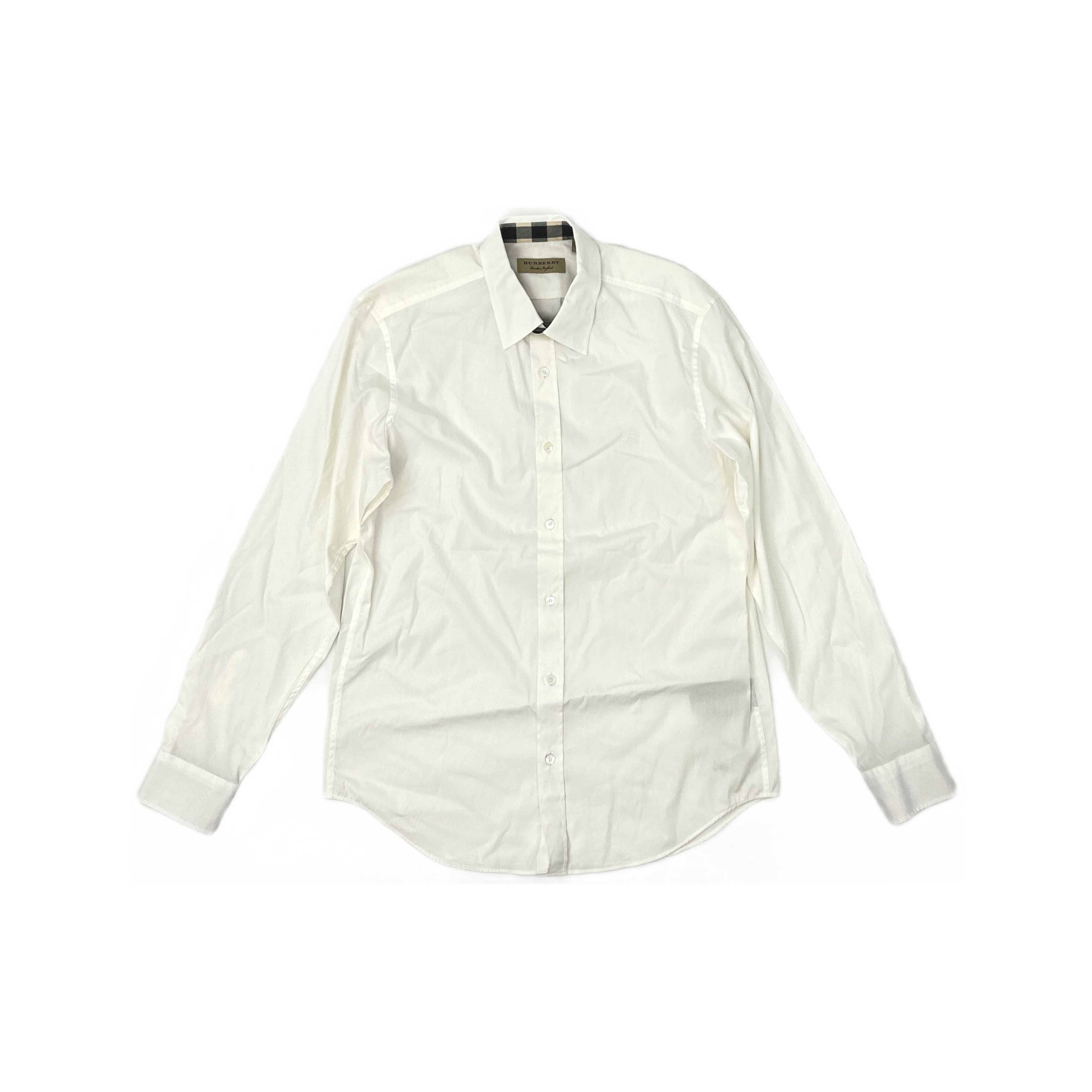 Burberry Burberry Check Collar Button Up Shirt M Size US M / EU 48-50 / 2 - 1 Thumbnail