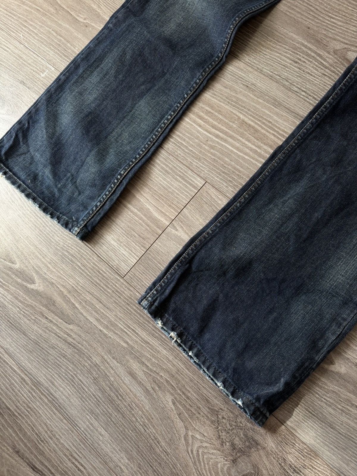Diesel ‼️Vintage Diesel IND Ladder Baggy Black Denim Jeans‼️ Size US 33 - 7 Thumbnail