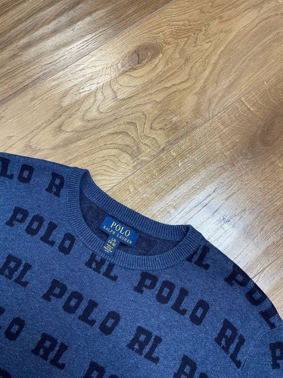 Polo Ralph Lauren Vintage Ralph Lauren Monogram Multilogo Sweater Sweatshirt Size US XS / EU 42 / 0 - 5 Thumbnail