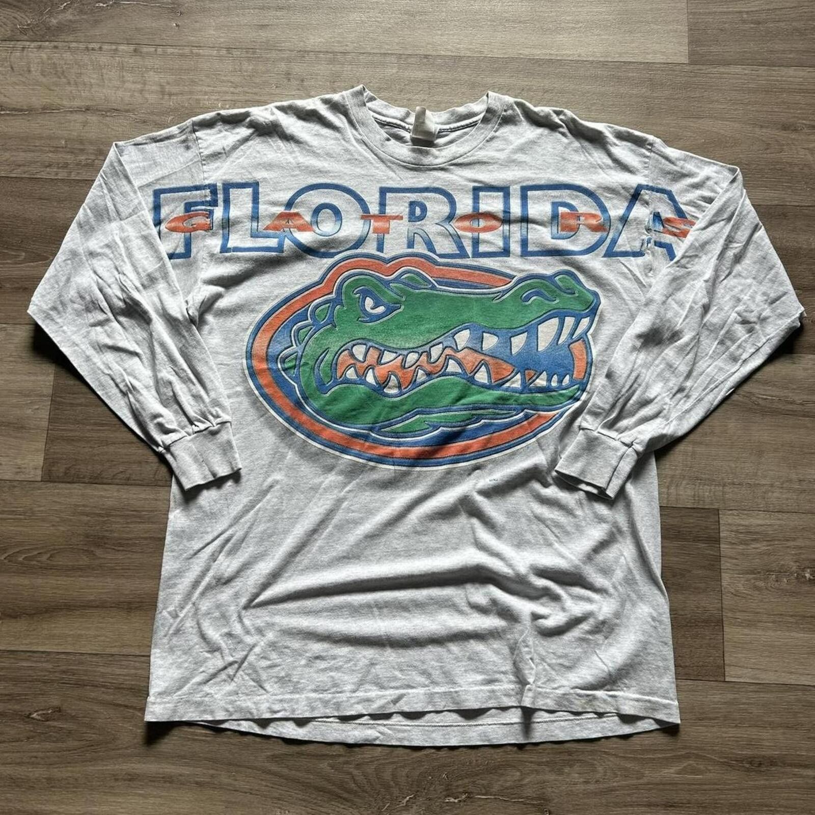 Other 90’s Graphic UF Florida Gators grey long sleeve shirt aop Size US XL / EU 56 / 4 - 1 Thumbnail