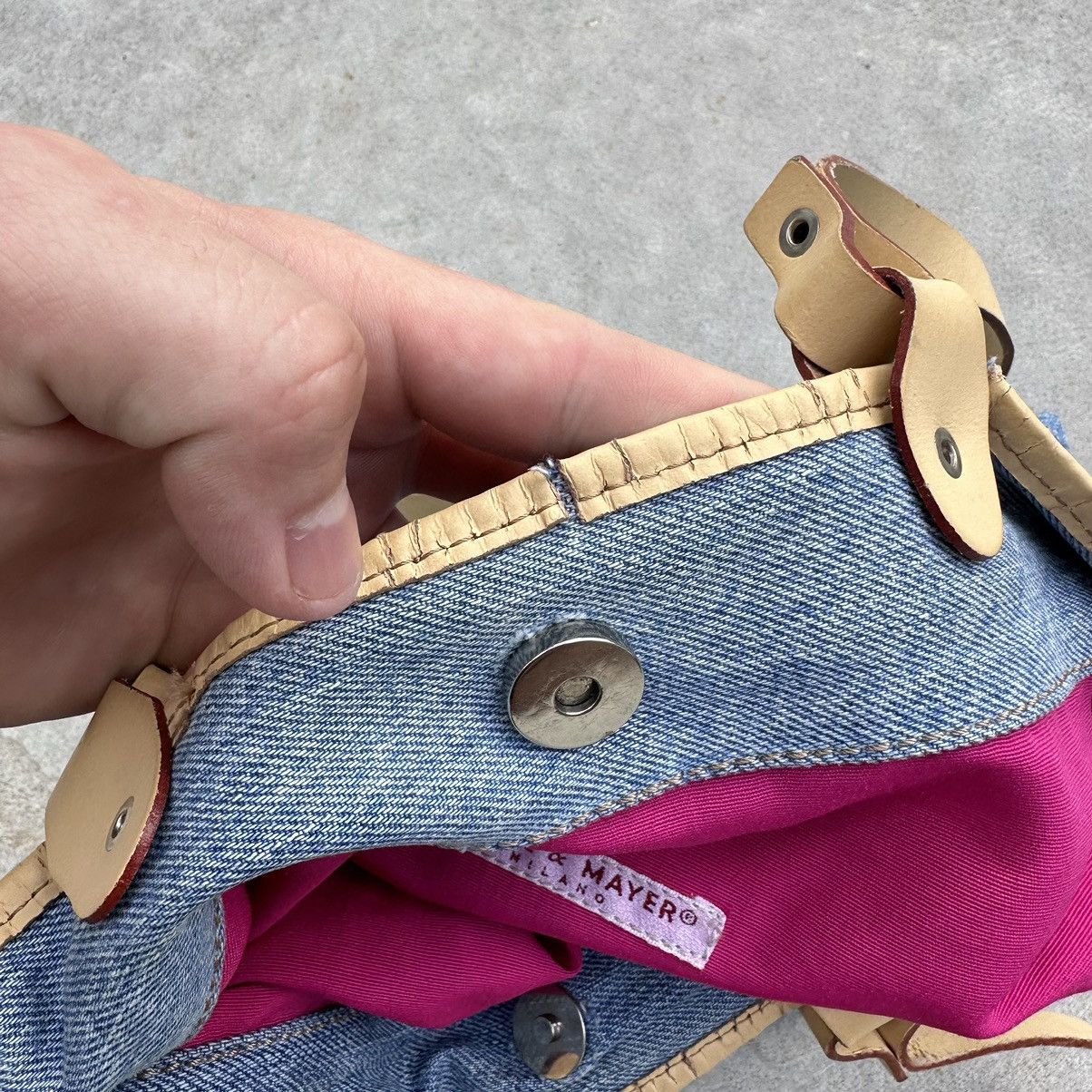 Japanese Brand Vintage Japanese Style Daniel Mayer Milano Denim Bag Custom Size ONE SIZE - 14 Thumbnail