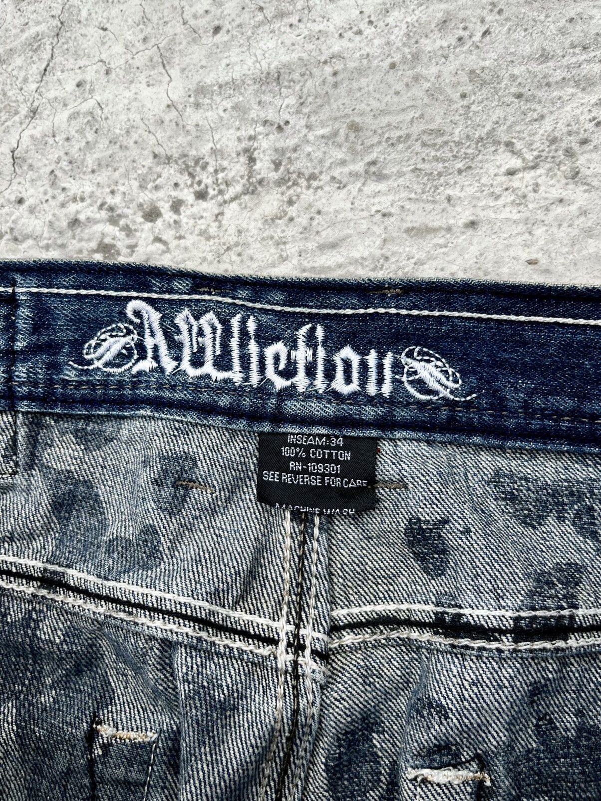 Affliction Vintage Y2K Affliction Denim Killers Embroidery Jeans Size US 32 / EU 48 - 8 Thumbnail