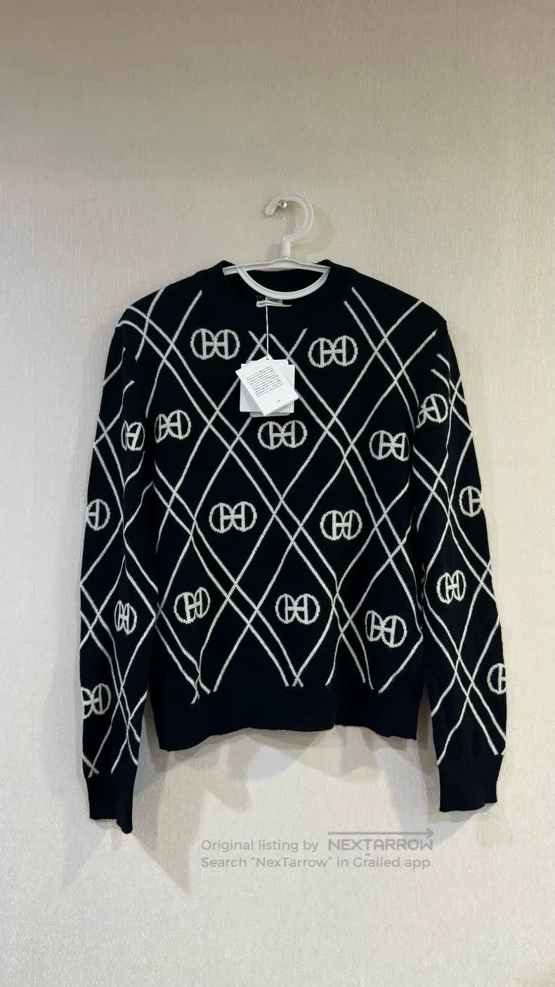 Hermes Hermes Pig Nose H Classic Black and White Contrast Wool Sw Size XS / US 0-2 / IT 36-38 - 1 Thumbnail