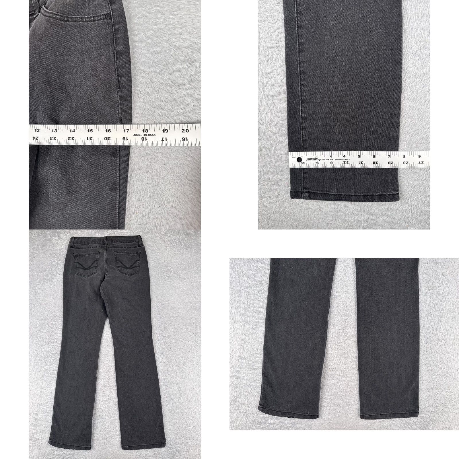 Vintage VINTAGE Vintage America Blues Jeans Womens 4 Black Straight Mid Rise Cotton Blend 29x31 Jeans Size 27" / US 4 / IT 40 - 9 Thumbnail