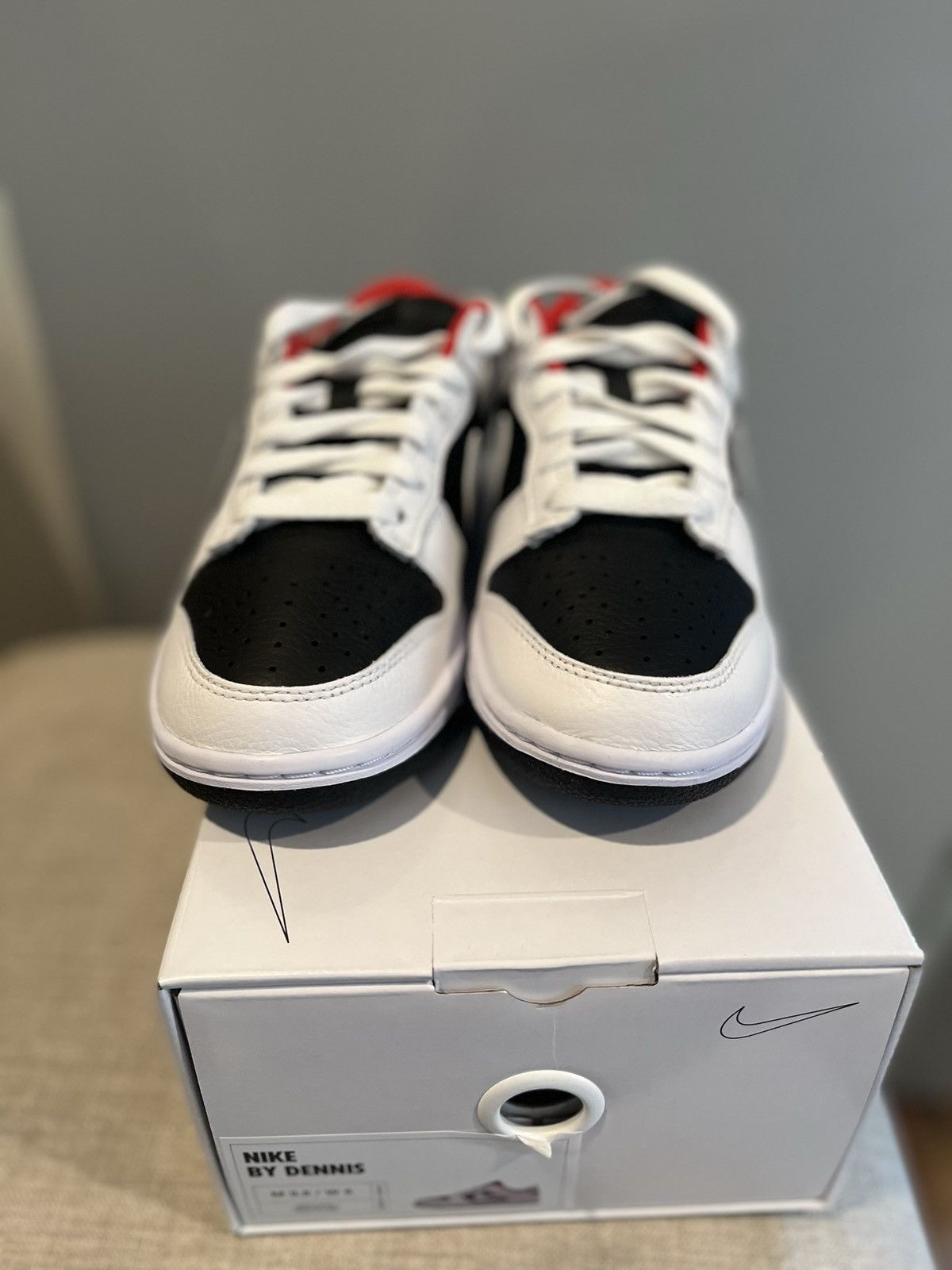 Nike Nike ID: Nike Dunk low (Reverse Panda) Size US 5 / IT 35 - 11 Thumbnail