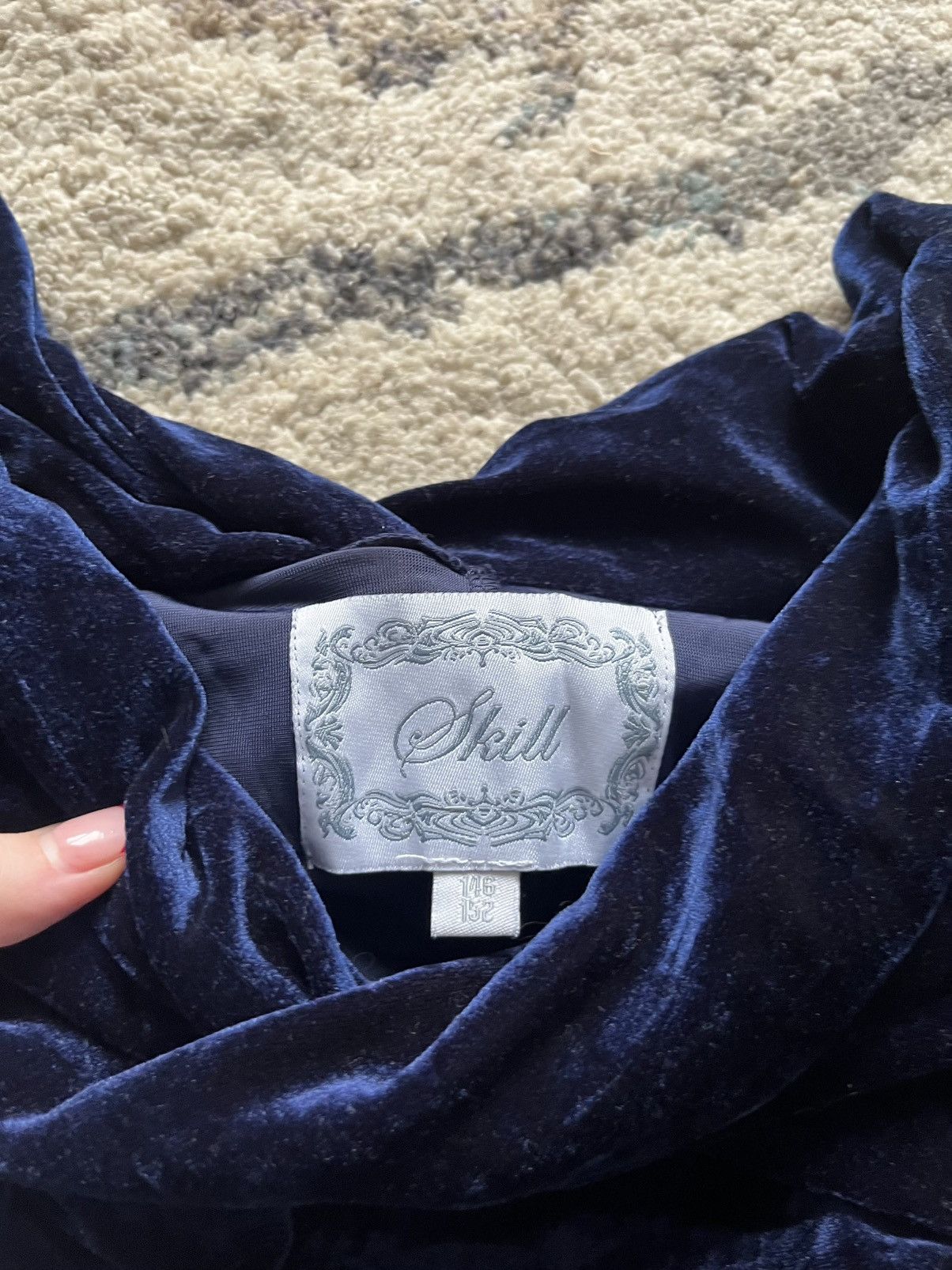 Vintage Vintage Velvet Long Sleeve Size XS / US 0-2 / IT 36-38 - 3 Thumbnail