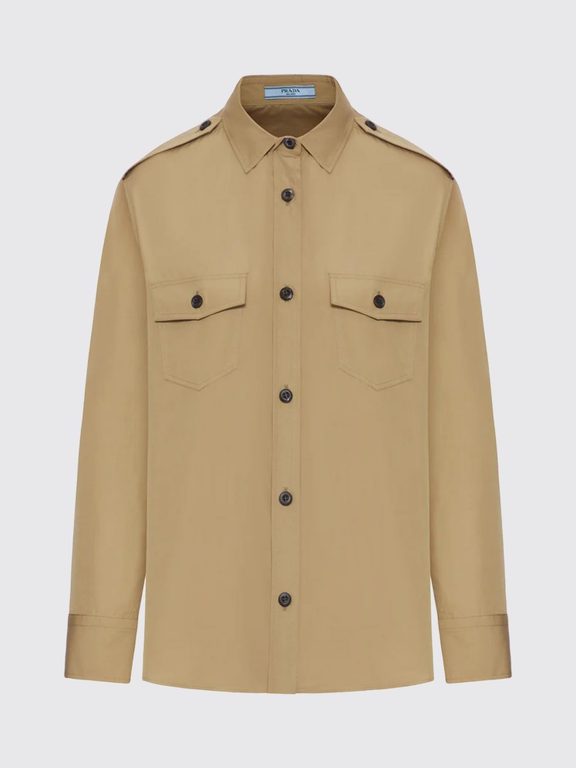 Prada Prada Shirt Woman Mastic Size S / US 4 / IT 40 - 1 Preview