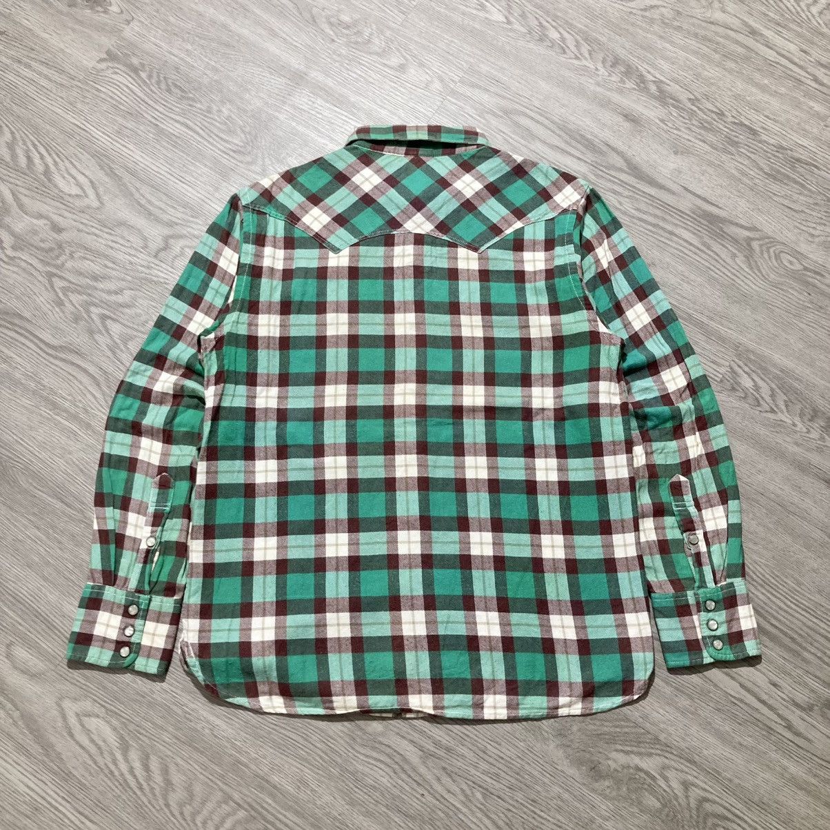 Japanese Brand 2000s Back Number Western Shirt Flanel Number (N)ine Style Size US M / EU 48-50 / 2 - 8 Thumbnail