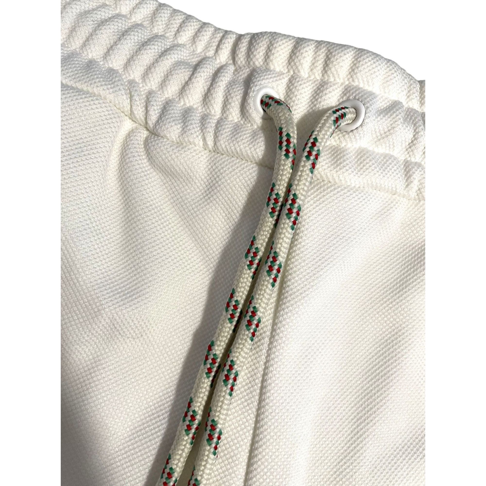 Gucci Gucci White Athletic Shorts With Green & Red Stripes Drawstr Size 36" / US 14 / IT 50 - 5 Thumbnail