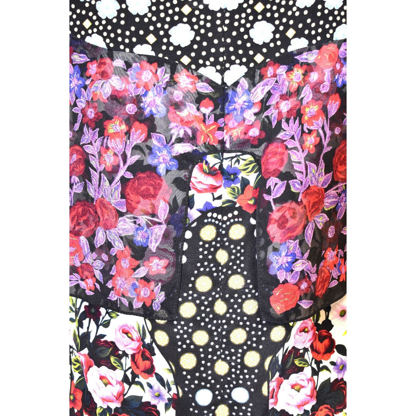 Mary Katrantzou B5 MARY KATRANTZO Abstract Floral Multi Color Dress Size 6 Size M / US 6-8 / IT 42-44 - 4 Thumbnail