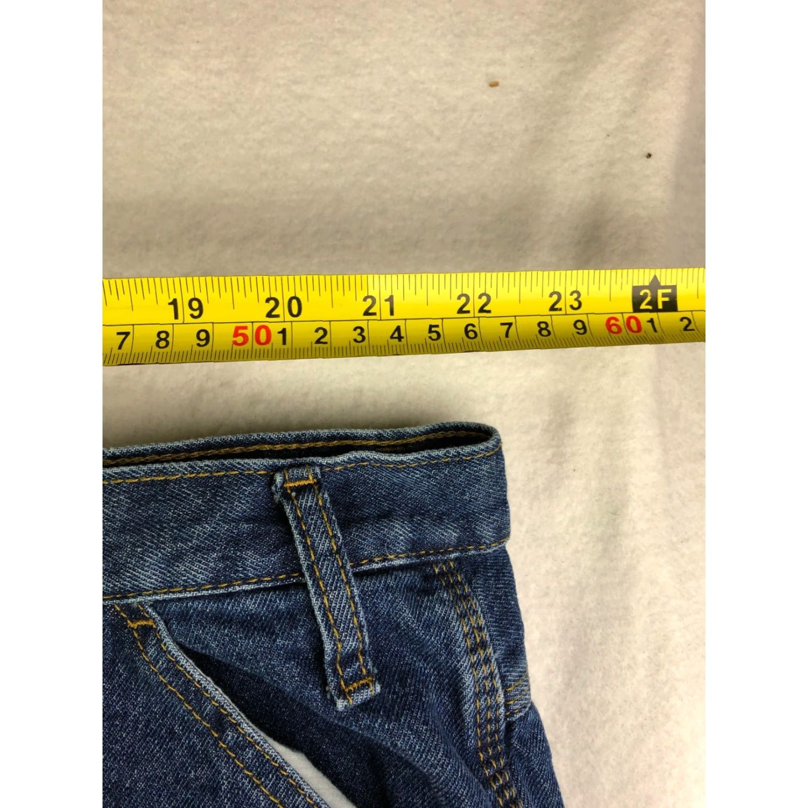 J Brand RK Brand Mid Rise Straight Leg Mens Size 48x32 Blue Denim Carpenter Jeans Size US 32 / EU 48 - 4 Thumbnail
