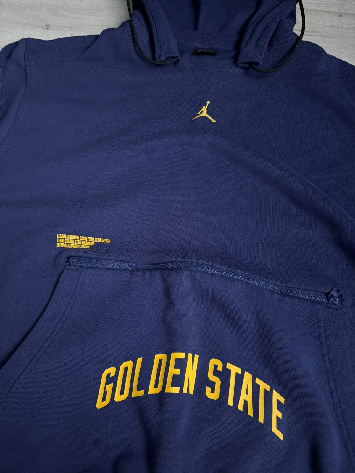 Jordan Brand × NBA Jordan NBA Oversized Hoodie Warriors Golden State Size US XXL / EU 58 / 5 - 2 Thumbnail