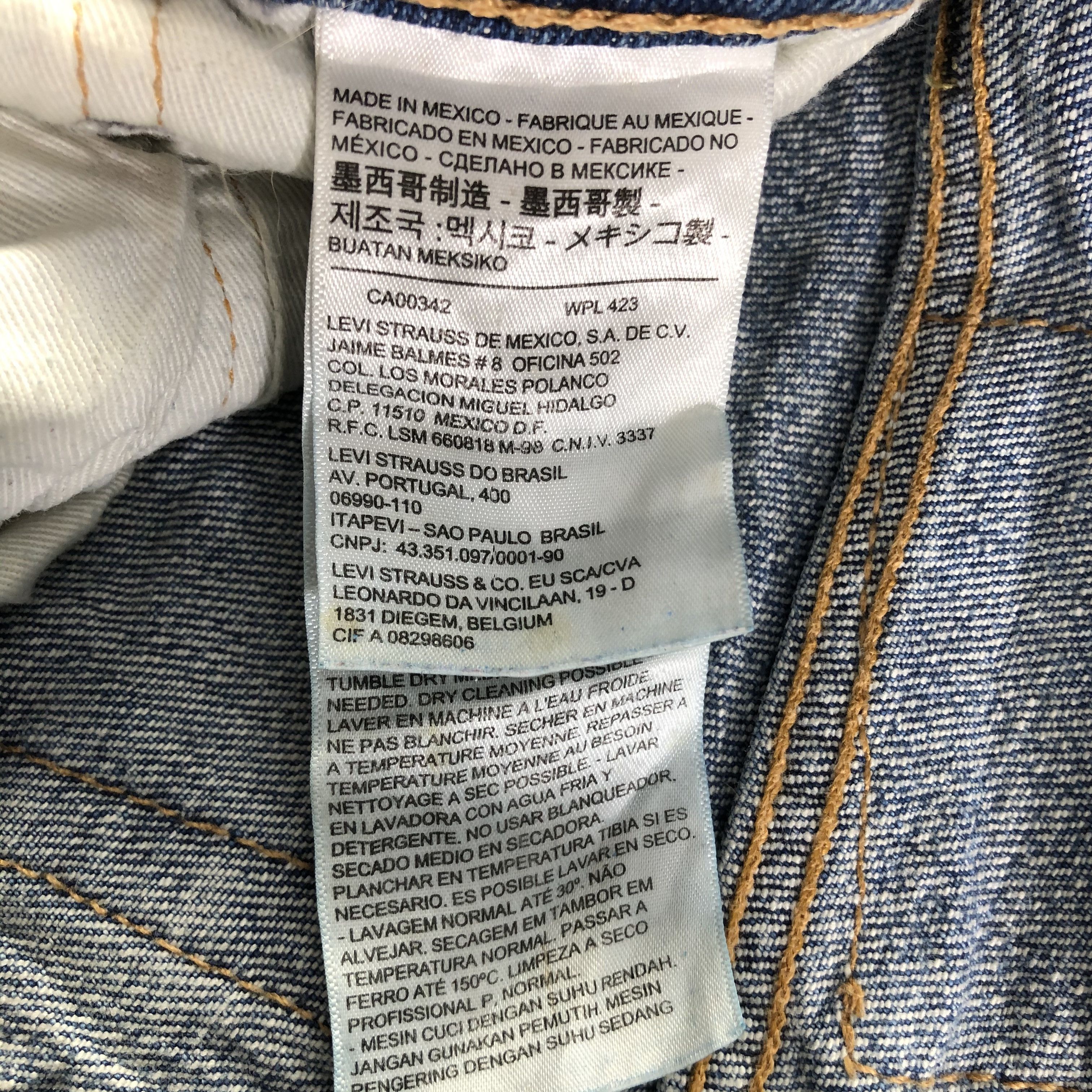Levi's Levis 511 Jeans Distressed Denim KJ3078 Size US 30 / EU 46 - 10 Thumbnail