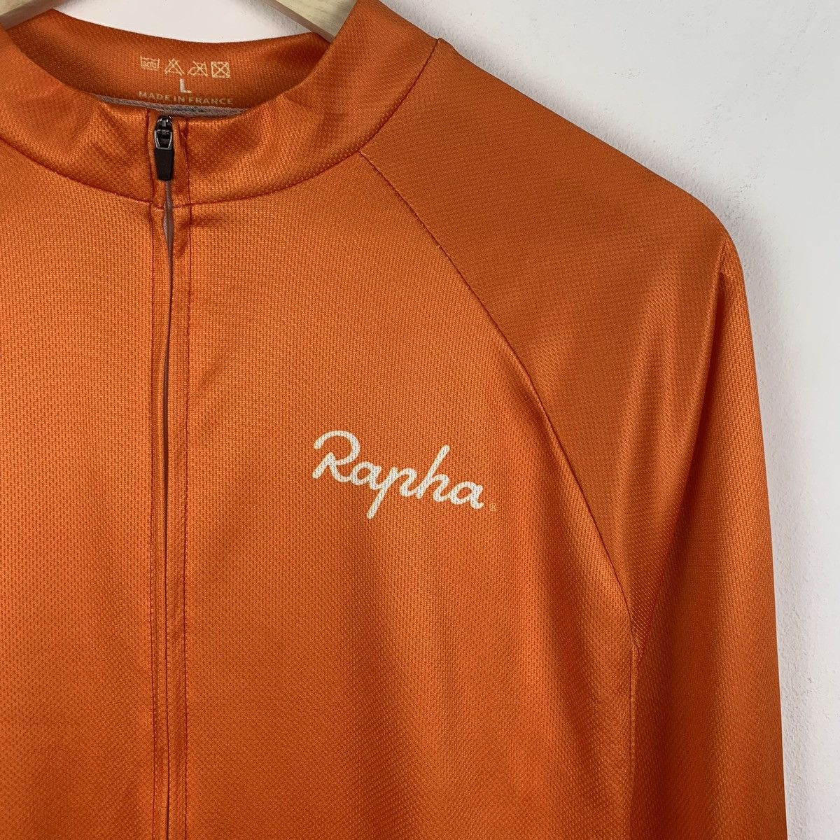 Rapha Rapha Full Zip Cycling Jersey Size L Made in France Size US L / EU 52-54 / 3 - 7 Thumbnail