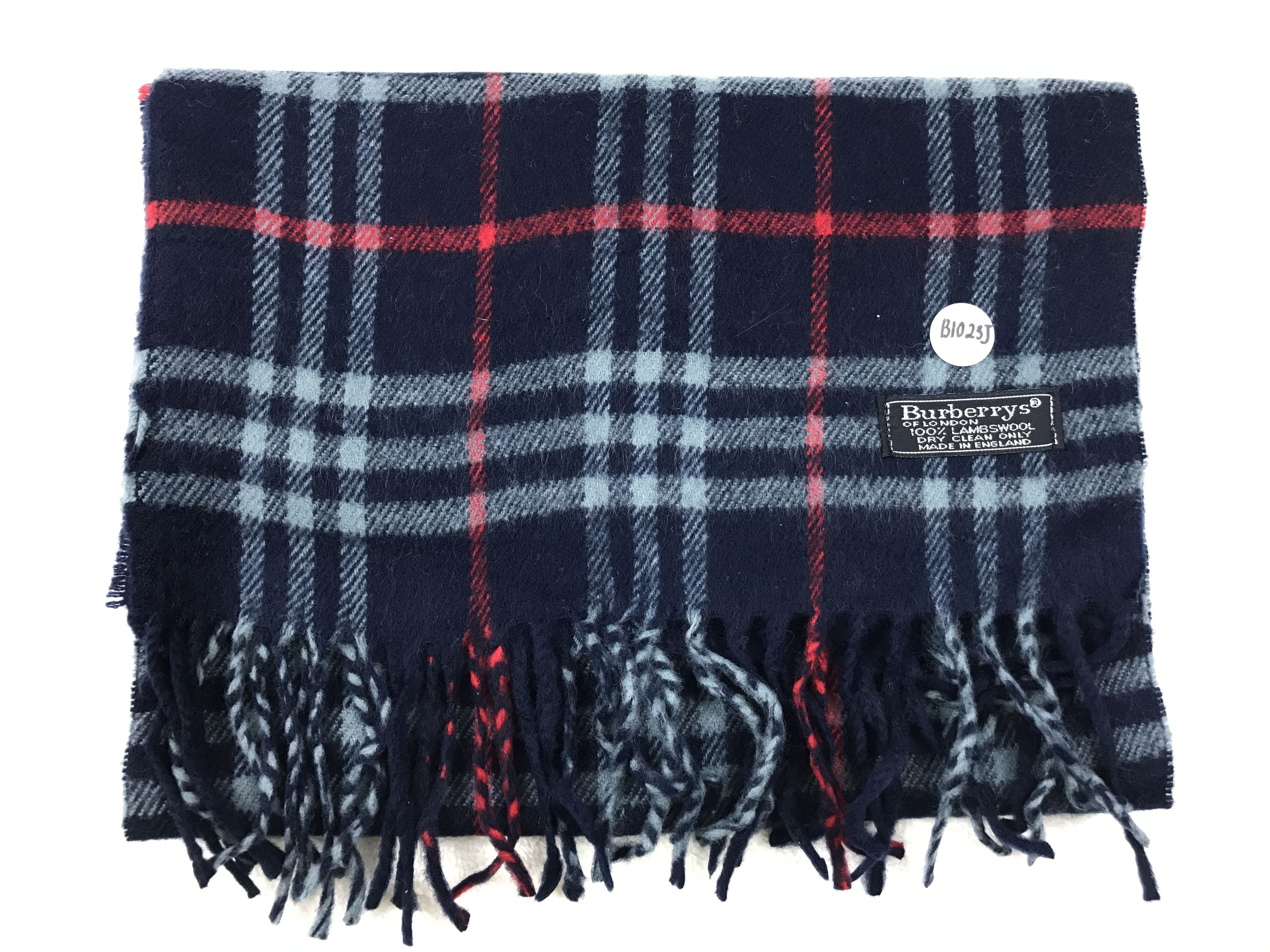 Burberry × Vintage Vintage Burberry Scarf Muffler Wool Cashmere Novacheck Size ONE SIZE - 2 Thumbnail