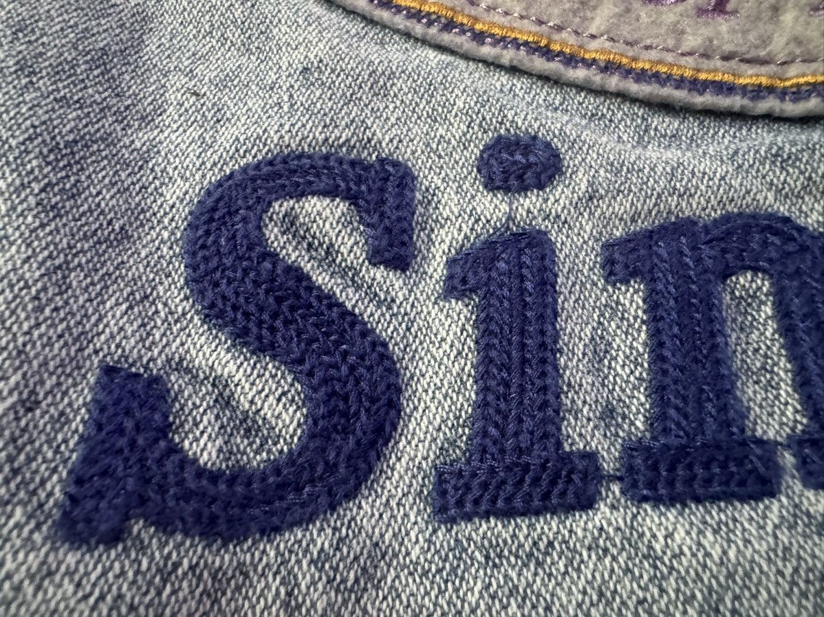 Advisory Board Crystals × Guess ABC Painted Blue Denim Jacket ABCd. Artist Recluse Jean Size US S / EU 44-46 / 1 - 13 Thumbnail