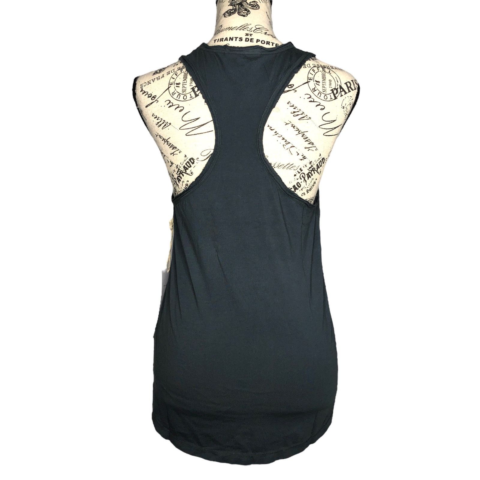 Threads 4 Thought T4T Namaste Tank - Racerback Raw Edge Soft Organic Cotton Size S / US 4 / IT 40 - 4 Thumbnail