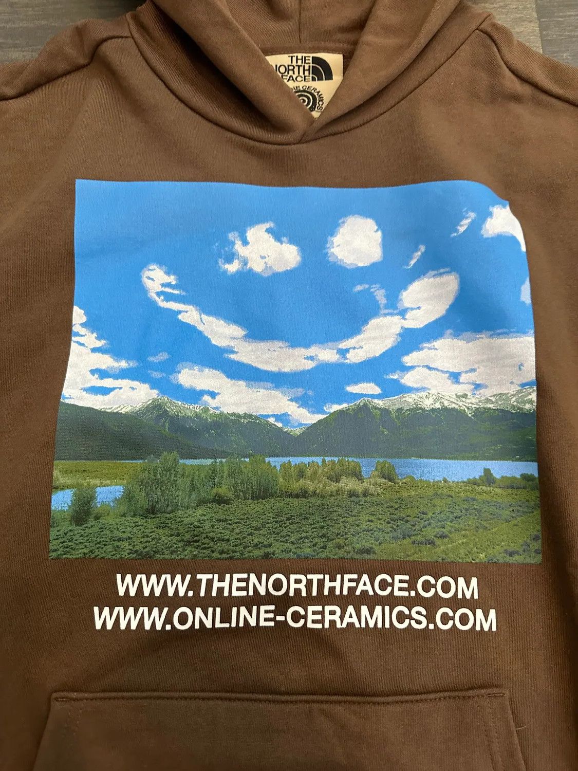 Online Ceramics × The North Face TNF OC Smile Cloud Hoodie Brown Size US S / EU 44-46 / 1 - 3 Thumbnail