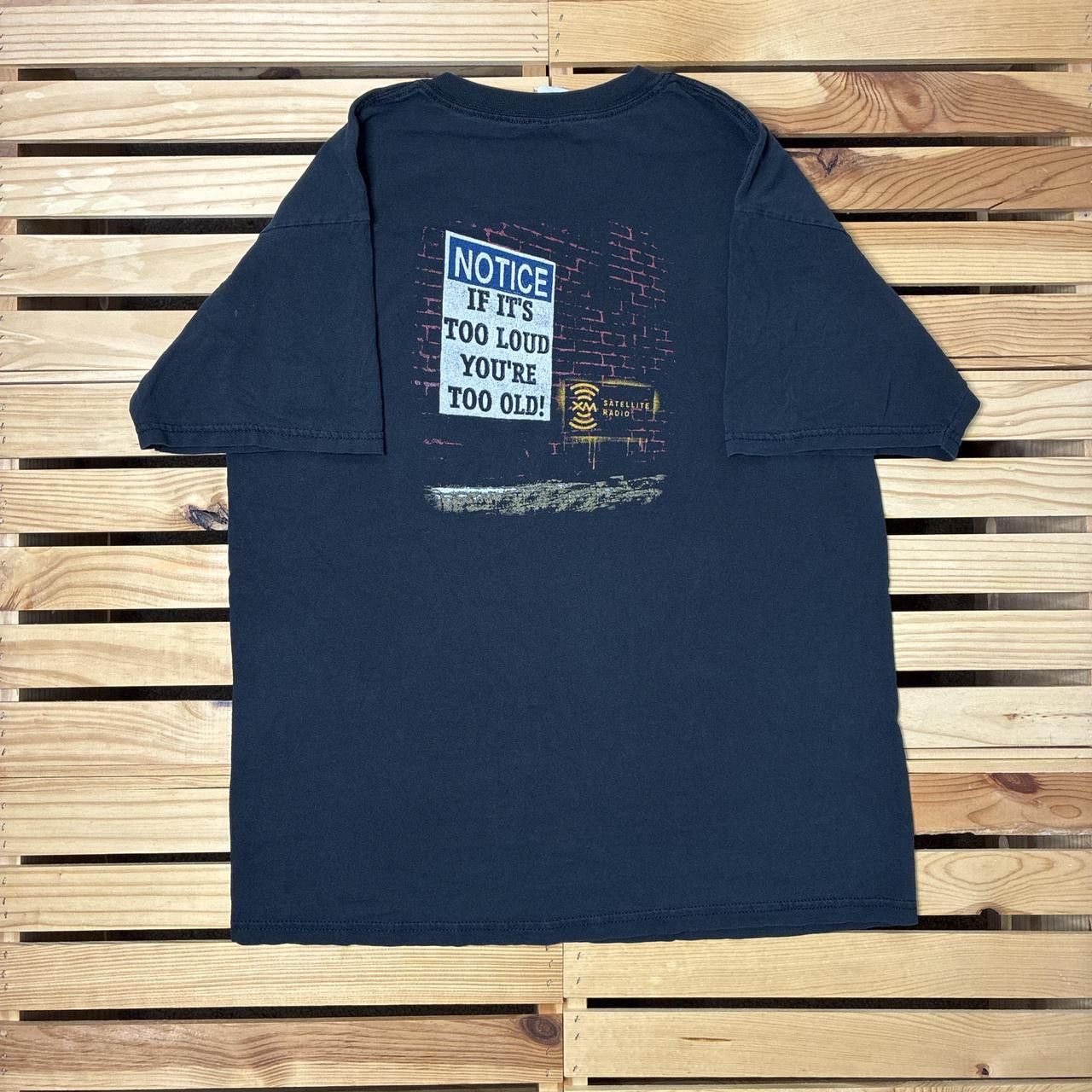 Gildan Vintage XM Satellite Radio Faded Black Music Tee Size Large Size US L / EU 52-54 / 3 - 1 Thumbnail