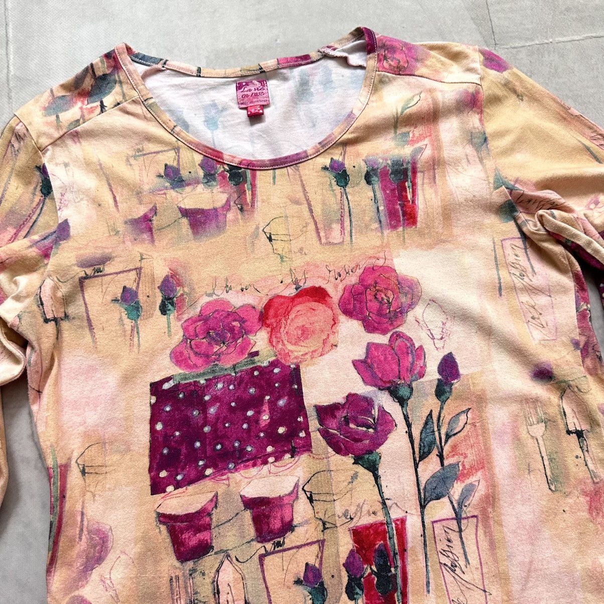 Hysteric Glamour Japan Floral Hysteric Glamour Style Long Sleeve T Shirt Y2K Size M / US 6-8 / IT 42-44 - 7 Thumbnail