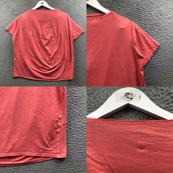 Lululemon Lululemon Top Shirt Women's Size M L Short Sleeve Boat