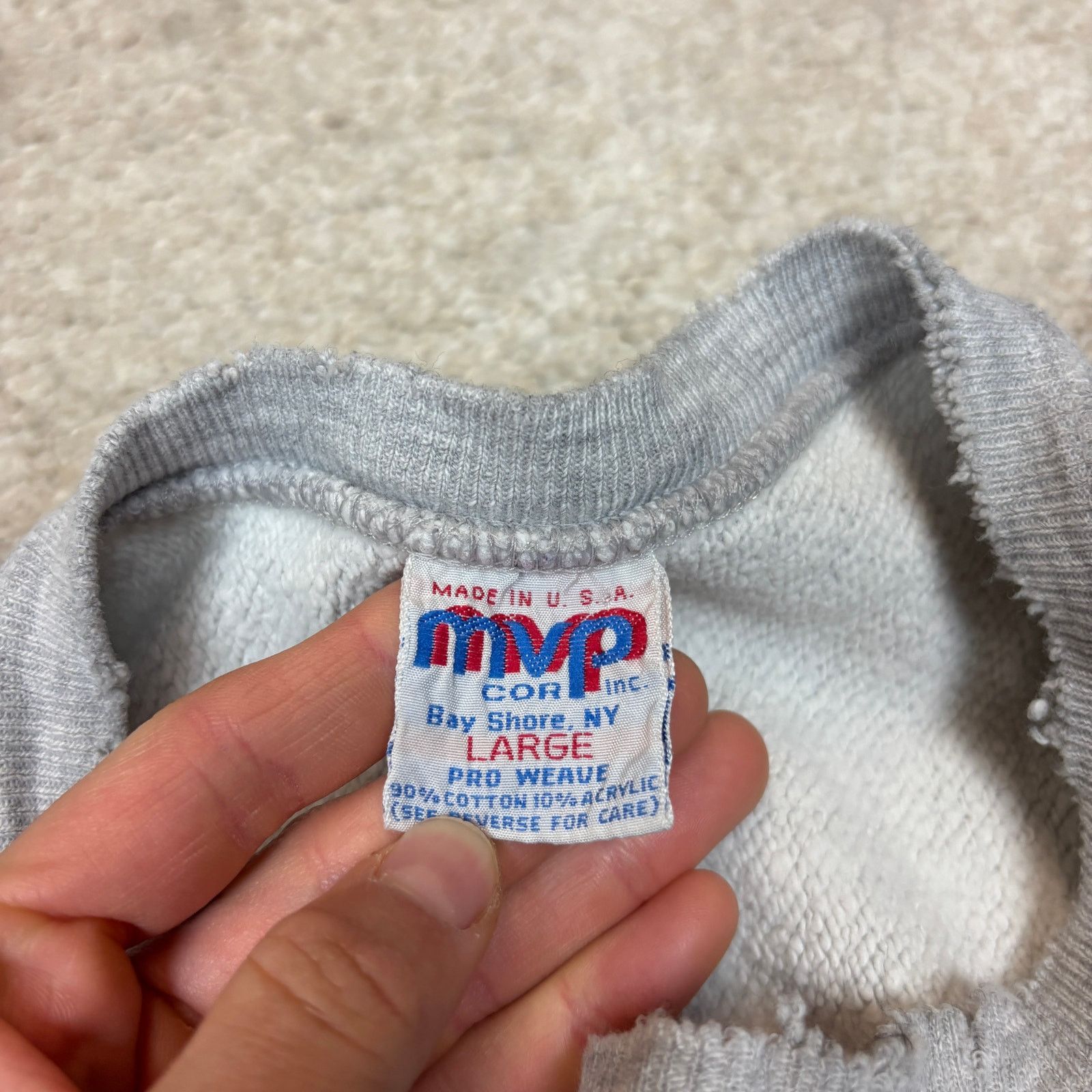 Mvp × Vintage VTG 80s US Navy Naval Academy Crest Pro Weave Sweatshirt Lg Size US L / EU 52-54 / 3 - 4 Thumbnail
