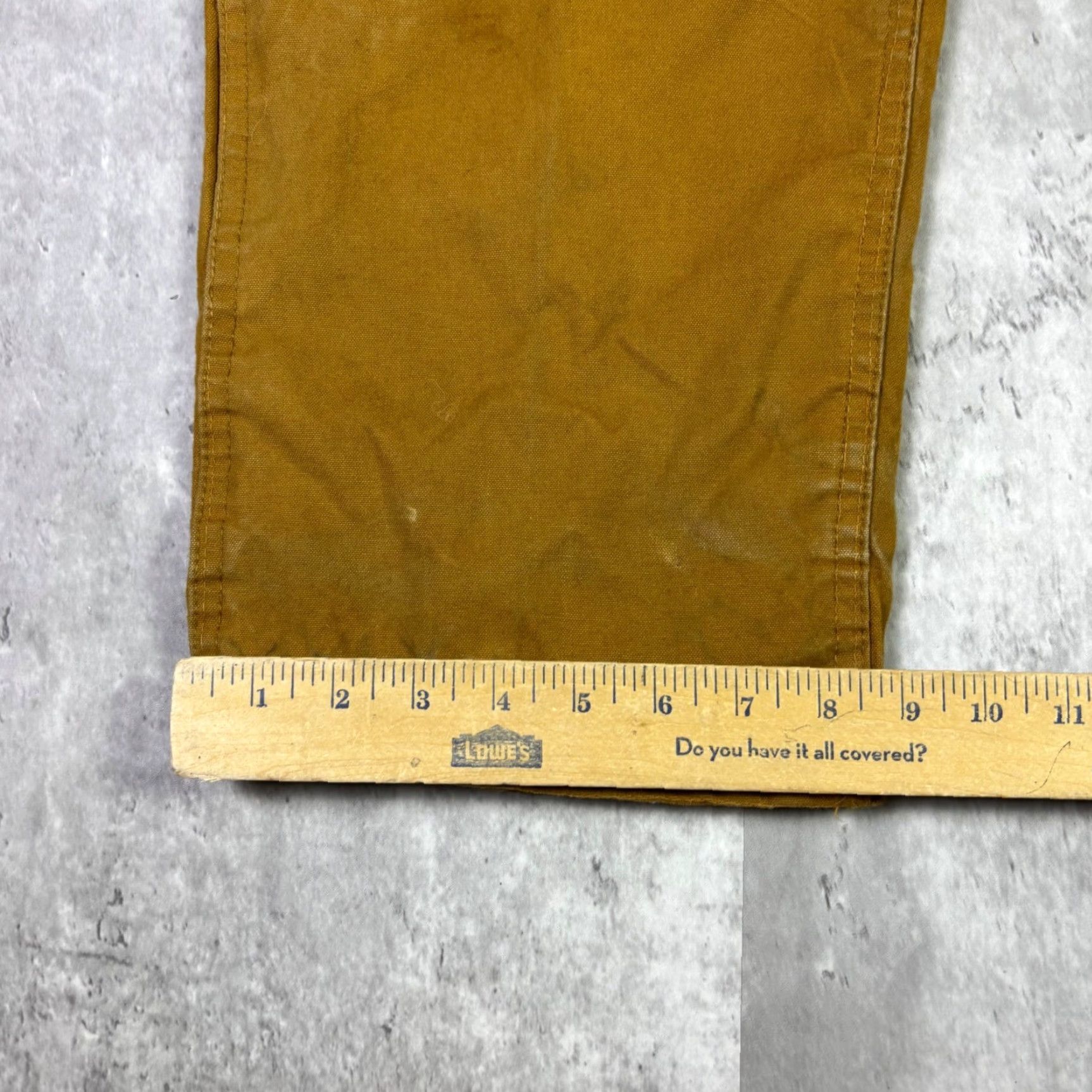 Vintage VINTAGE Sport-Bilt Brown Duck Canvas Water Repellent Work Pants Mens 32x30 Size US 32 / EU 48 - 4 Thumbnail