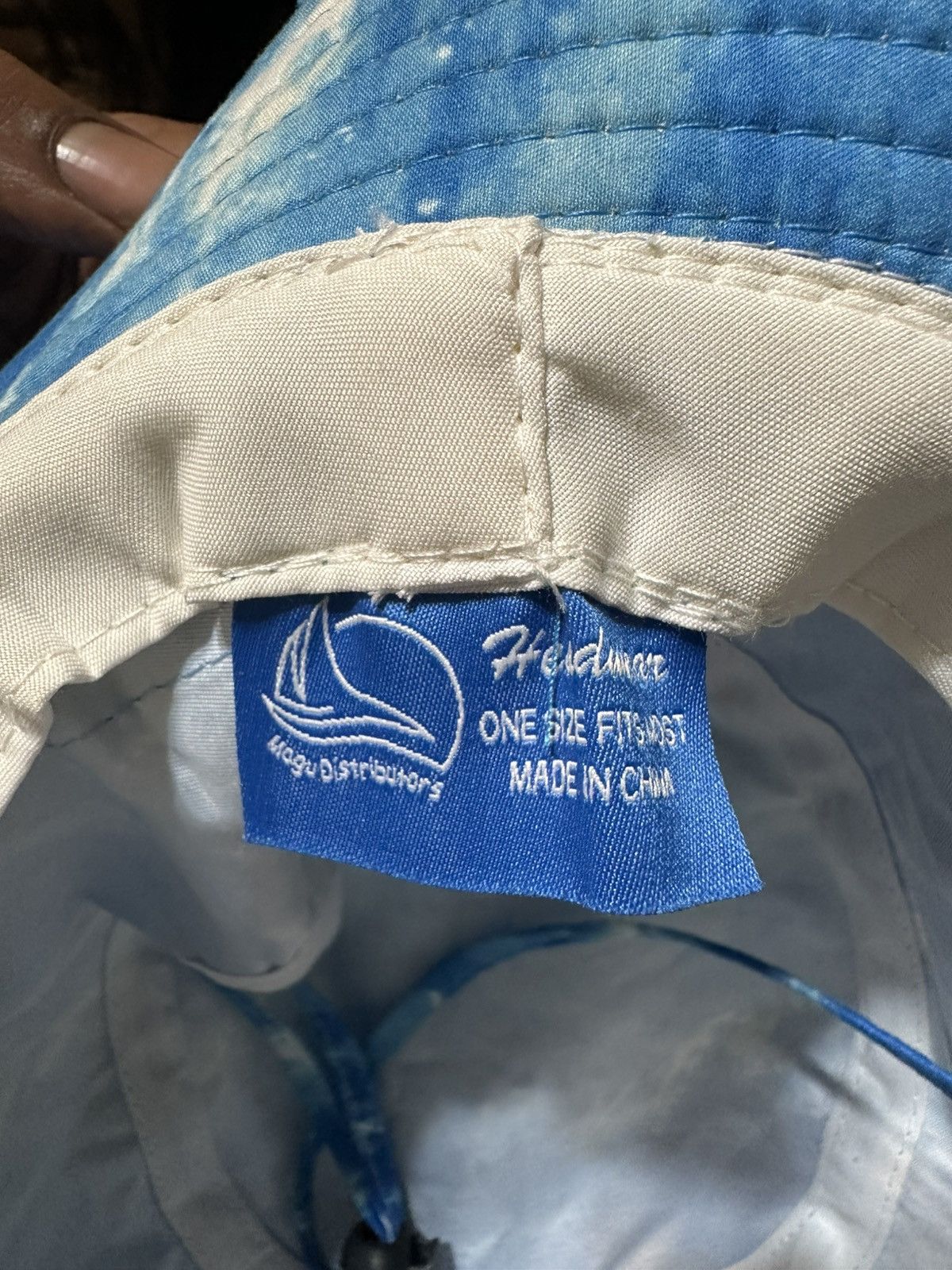 Anti Social Social Club Vintage USPS Mailman “triple sky blue” bucket hat 00s Size ONE SIZE - 8 Thumbnail