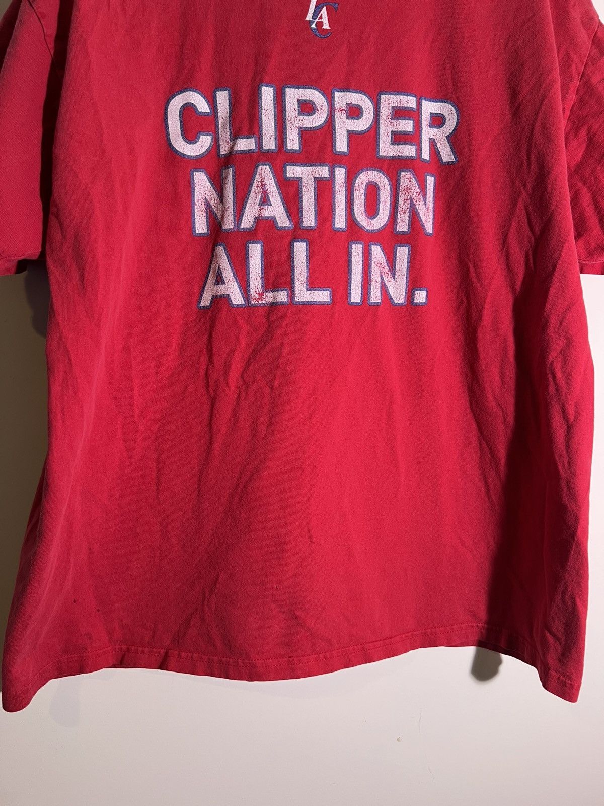 Vintage Y2K 2000’s VTG Vintage LAC Clippers Nation Basketball Shirt Size US XL / EU 56 / 4 - 4 Thumbnail