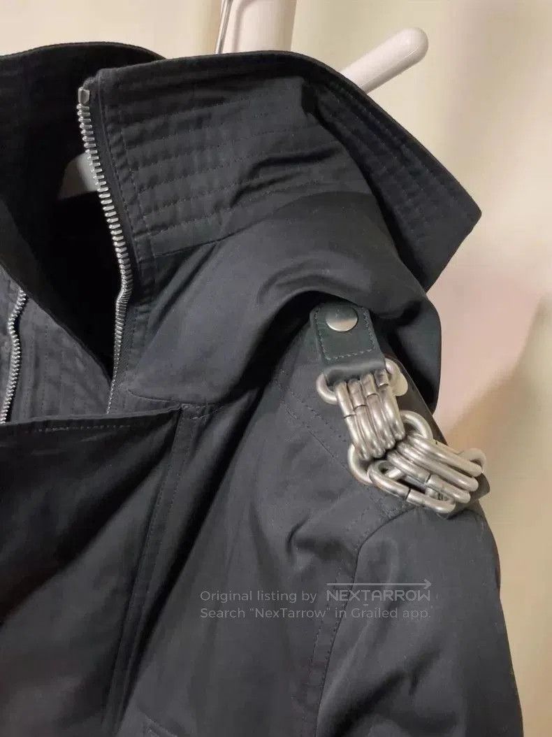 Rick Owens Rick Owens Goose Down Jacket with Chain Detail. Size US M / EU 48-50 / 2 - 4 Thumbnail