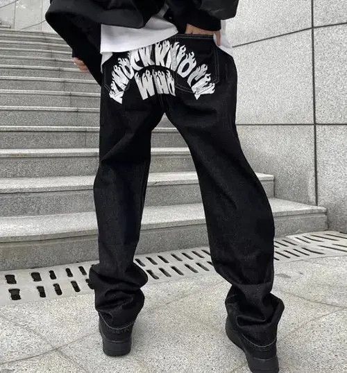 Japanese Brand Men's printed pants Size US 32 / EU 48 - 2 Thumbnail