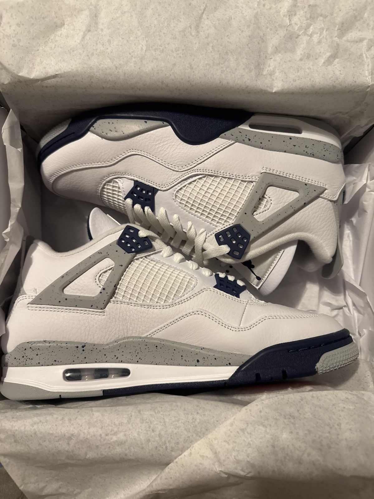 Jordan Brand Jordan 4 Retro Midnight Navy Size US 10 / EU 43 - 2 Thumbnail