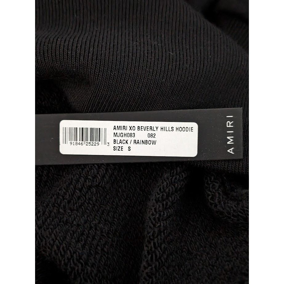 Amiri o1rshd1 Q:2 / Amiri XO Beverly Hills Hoodie in Black/Rainbow Size US S / EU 44-46 / 1 - 16 Thumbnail