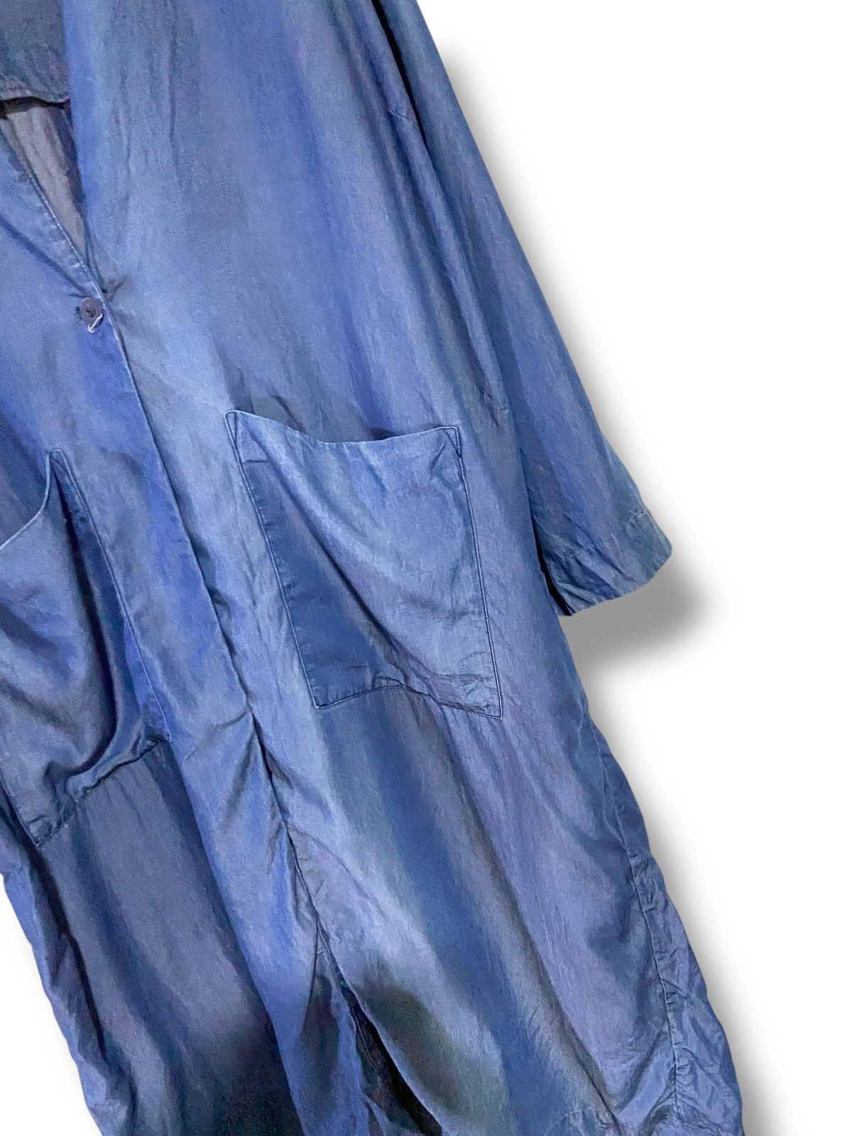 H&M H&M Denim Conscious Long Dress with Pocket (169) Size L / US 10 / IT 46 - 3 Thumbnail