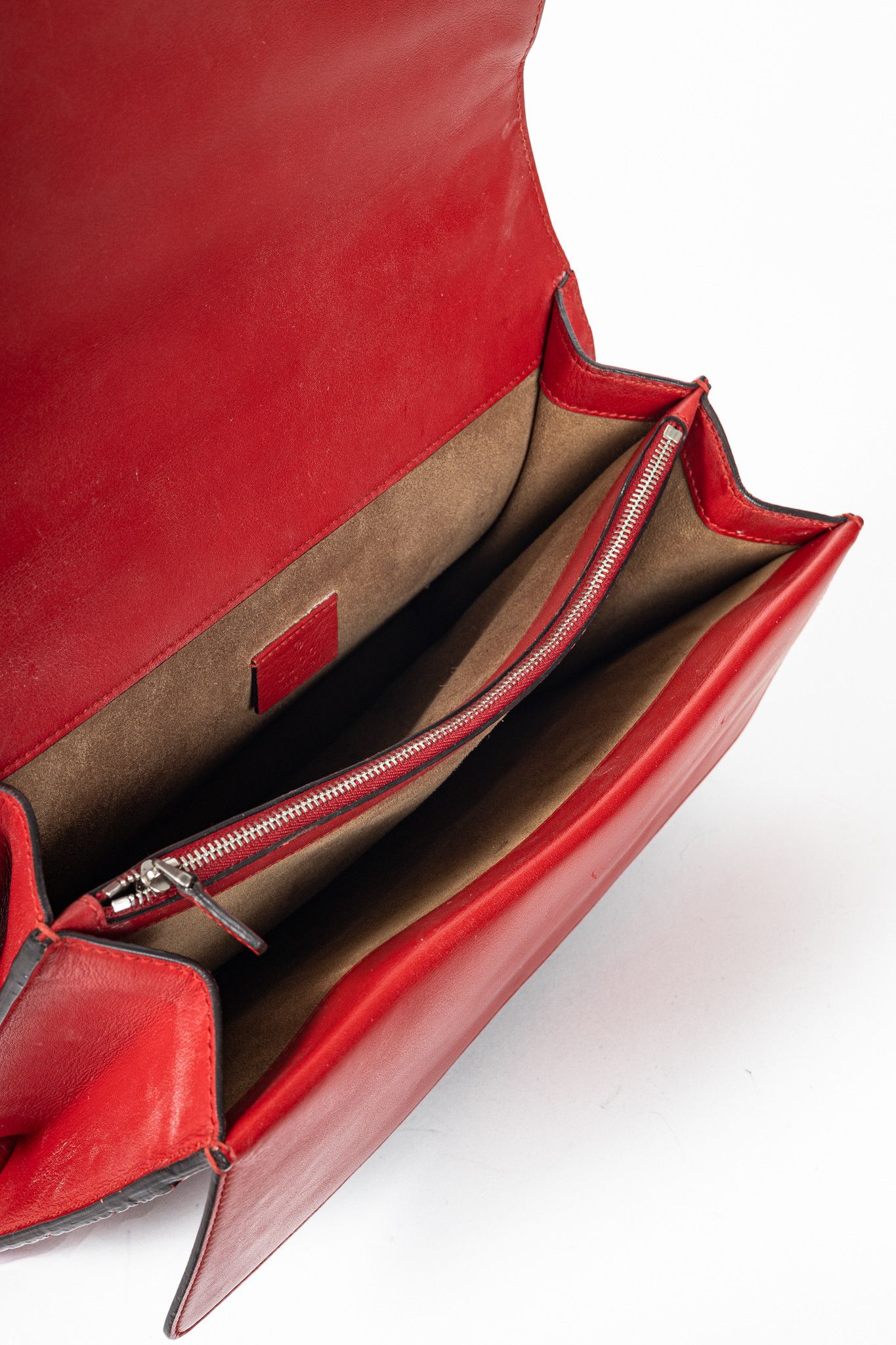 Gucci Gucci Dionysus Red Arabesque & GG Supreme Shoulder Bag Size ONE SIZE - 12 Thumbnail