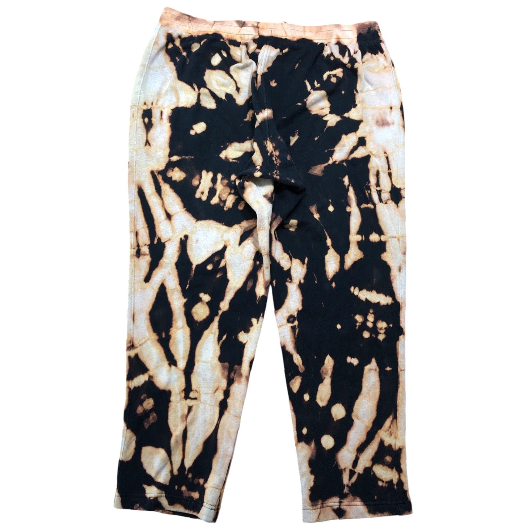 Under Armour Under Armour Sweatpants Black Tie Dye Acid Wash Mens 2XL Drawstring Relaxed Tapered Pants Athletic Athleisure Size US 39 - 2 Thumbnail