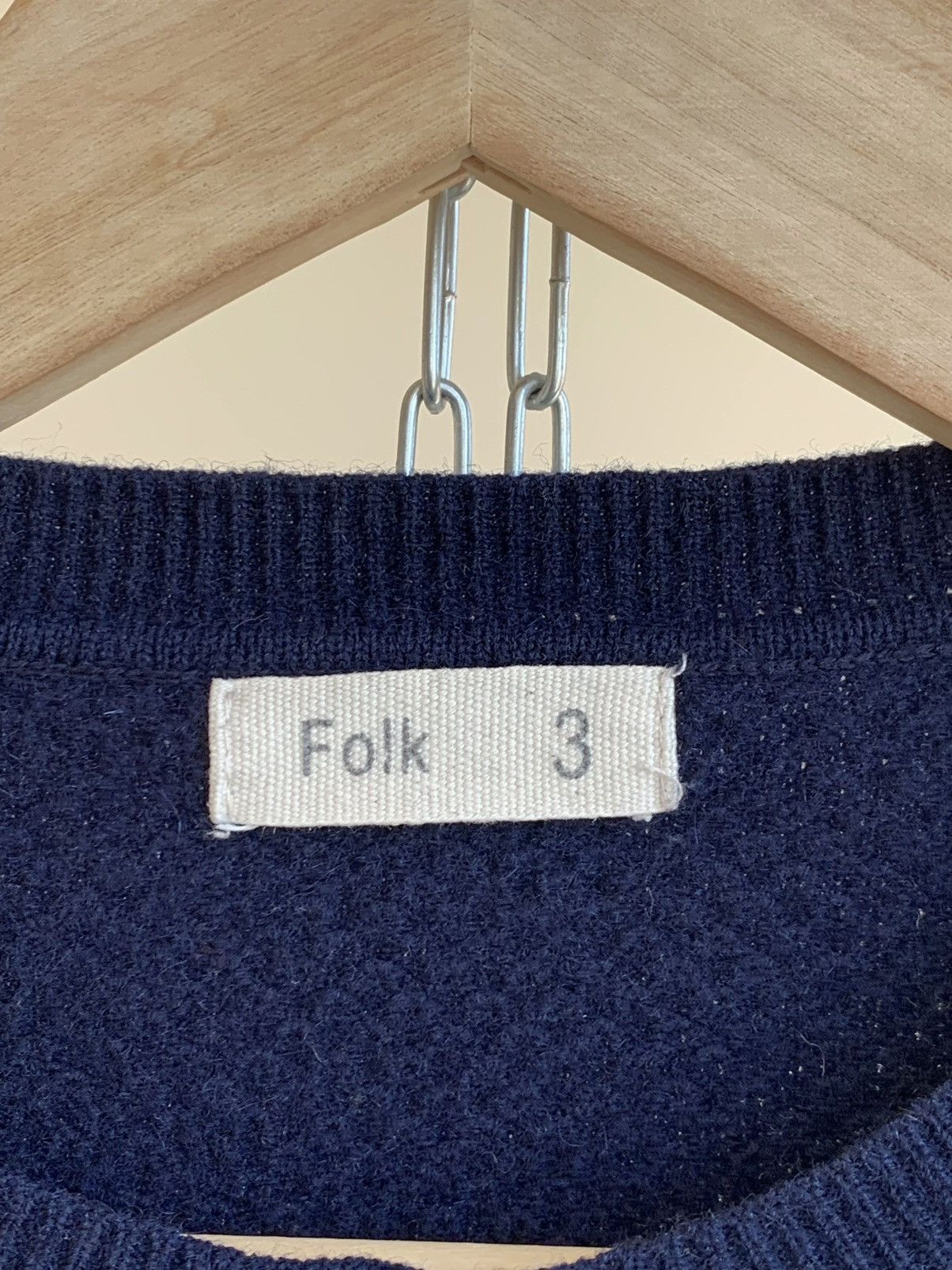 Folk Henley Button Half Elbow Geometric Print Wool Blend Sweater Size US M / EU 48-50 / 2 - 10 Thumbnail