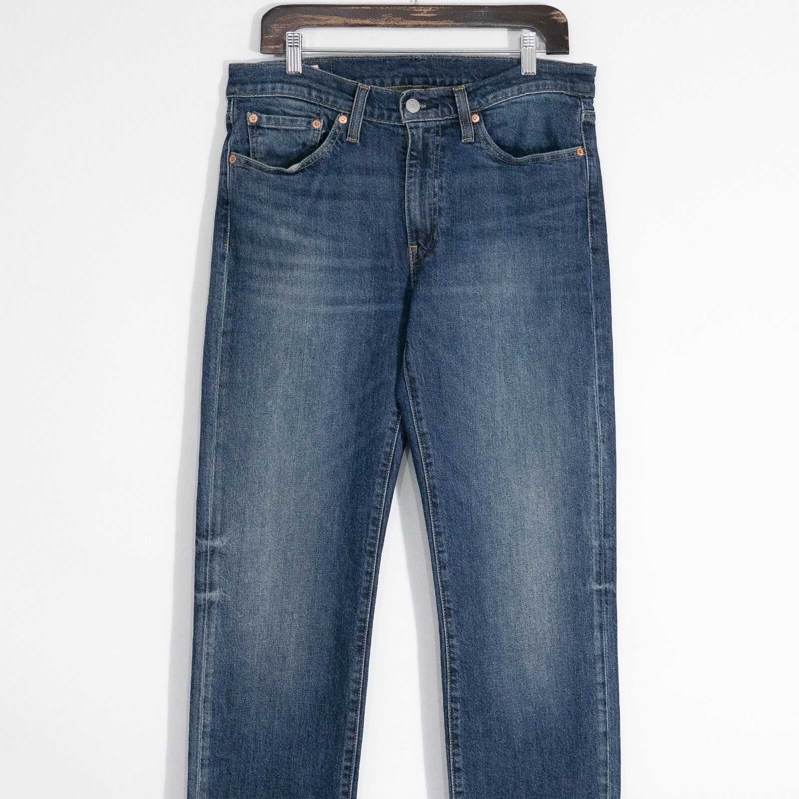 Levi's Levis 514 Premium Jeans 32x34 - Dark Wash Slim Straight Fit Size US 32 / EU 48 - 2 Thumbnail